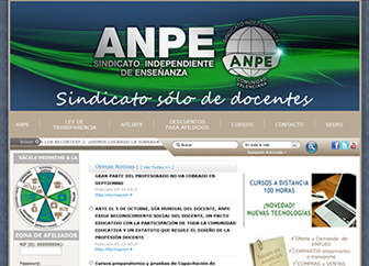 Portal corporativo Sindicato ANPE CV