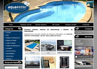 Tienda virtual Aqua Estilo